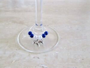 WINE GLASS CHARMS,SET 3, DRINK BAR,GRAD GIFT WEDDING BIRTHDAY,PARTY FAVOR,HORSE