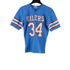 Vintage Rawlings NFL Tennessee Oilers #34 Jersey Shirt Blue Size Small B48