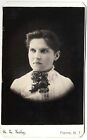 Vintage 1890s Old Cabinet Photo of Woman Girl from Pierre South Dakota Territory