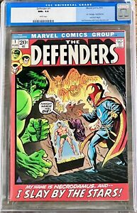 The Defenders #1. CGC Grade 9.6, White Pages! 1972