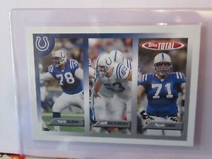 JEFF SATURDAY Colts 2005 Topps Total #38 HIS ONLY ROOKIE CARD SP RC Future HOF ?