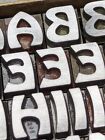 New ListingJ326 Metal Letterpress Type -  Hobo Titling - 36 pt - 94 pcs