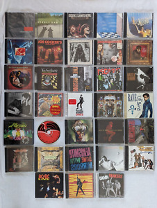 New ListingLOT 33 CDs 70s 80s Classic Rock Progressive Pop Rock, Bowie Aerosmith Tom Petty