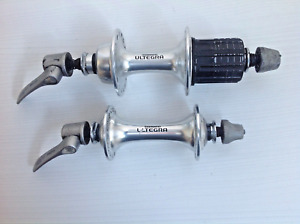 Vintage 1990's Shimano Ultegra 32h 9 speed hubs hubset HB-6500 / FH-6500 130mm