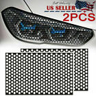 2x Car Rear Tail Light Cover Black Honeycomb Sticker Tail-lamp Decal Accessories (For: Toyota Prius V)