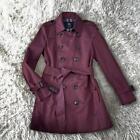 Burberry  Trench Coat Mega Check Water Repellent Wine Red L