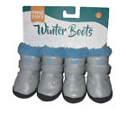 Dog Winter Boots Warm Fleece Lined  Rain Snow  Protector Non-Slip Size Large (5)