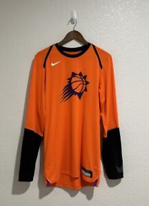 Nike Engineered Phoenix Suns Long Sleeve Warm Up Shirt Adult Small Tall Mens