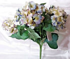 New ListingHome Interiors Silk Floral/Blue Lavender Cream Hydrangea Bush/ NEW/FREE SHIPPING