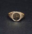 14k Real Solid Yellow Gold Tree of Life 14k Solid Gold Women Ring,Gold Ring Gift