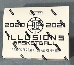 New Listing2020 -2021 PANINI ILLUSIONS NBA CELLO FAT PACK BOX BASKETBALL 20 SEALED PACKS