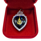 Blue Sapphire Heart Magic Pendant Amulet Thai Charming Oil Power Charm Love Holy