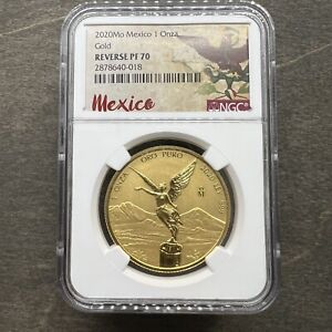 2020 Mexico Libertad Reverse Proof Gold 1oz 🇲🇽👑 ELT Label Low Mintage250