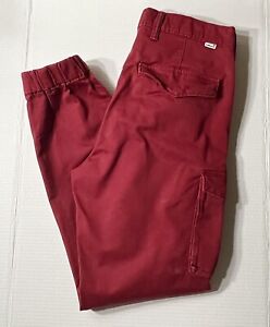Levi’s Red Cargo Flap Pocket Joggers 32x32 Cargo Pockets Pants