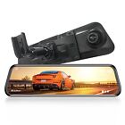 WOLFBOX G840S 12â€Mirror Dash Cam 4K Rear View Mirror Dash Camera Front and ...