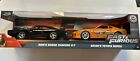 Fast & Furious Doms Charger & Brian's Toyota Supra GT-R (R34) Jada 1:32 scale
