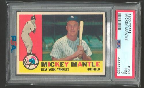 New Listing1960 Topps Mickey Mantle PSA 7 / Authenticated / No reserve / Low opening Bid