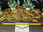 50 QTY! BULK LOT-3/8” OD Threaded Ends Unpolished Bent Brass Pipe Tube 1/8” IPS