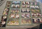 Lot Of 18 Vintage Stereograph Photo Card W/Kids Horse Water Say But This Is Fun