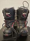 THIRTY TWO WOMENS SIZE 9 BLACK/PINK SNOWBOARD BOOTS COLD WEATHER GEAR