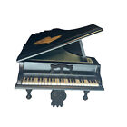 Vintage REUGE Swiss Romance Baby Grand Piano Music Box 18 Note Movement RARE!