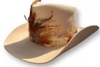 VTG “Ranch Western Wear” Cowboy Cowgirl Hat Dynafelt Fur Blend Cattlemans 6 3/4