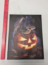 Anne Stokes Trick or Treat Canvas Print 7.5
