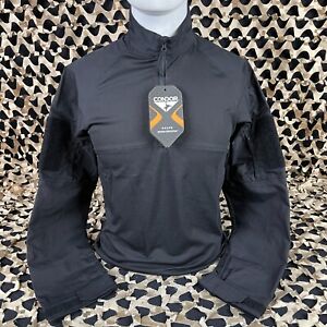 New Condor Long Sleeve Combat Shirt - Black - Large