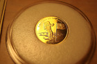 1969 FIRST MAN ON THE MOON $10 1/2GRAM SOLID 14KT GOLD COIN RARE FIND