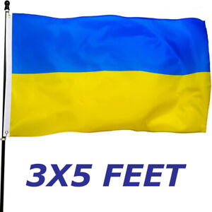 NEW 3x5ft UKRAINE UKRAINIAN double sided FLAG AAAA better quality usa seller