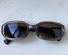 Gucci Vintage Brown Oval Sunglasses GG 2413/N/S 7NR Made in Italy