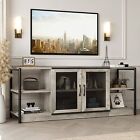 Farmhouse TV Stand for TVs Up to 70'' Media Console Table Entertainment Center