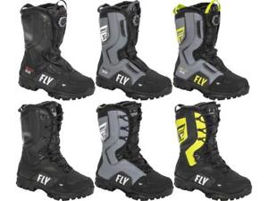 Fly Racing Marker BOA® Snowmobile Boots Waterproof Insulated Snow Reinforced Toe