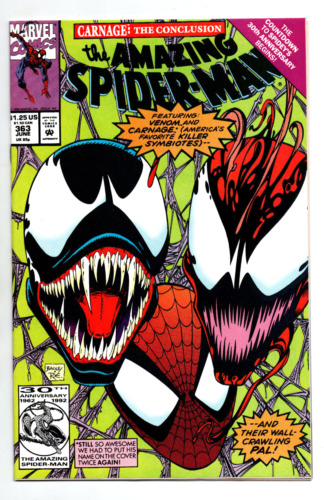 Amazing Spider-Man #363 - 3rd appearance Carnage  - Venom -  1992 - (-NM)