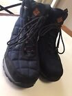 Hiking/Firecamp Men’s Boots Size US 14 Columbia Navy Blue Quilted Waterproof.