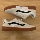 Vans Zahba Skate Shoes Men’s Size 11 Low Top White/Black/Gum Bottom Sneakers