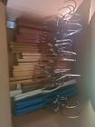 Lot Of Pant Hangers Wooden And Plastic (14)