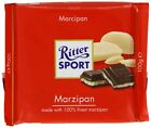 Ritter Sport Marzipan Chocolate Bar 100 g (Pack of 5)