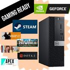 Gaming Dell Desktop Computer PC i7-8700 NVIDIA GT up to 32GB RAM 2GB SSD W11 BT