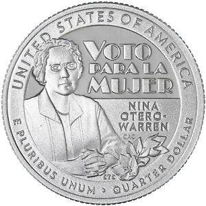 2022 S Nina Otero-Warren Quarter American Women Gem Proof DCam 99.9% Silver