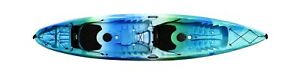 Perception Tribe 13.5 Sit on Top Tandem Kayak for All-Around Fun Large Rear S...