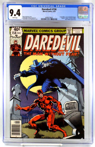 Daredevil #158 CGC 9.4  1979 1st Frank Miller