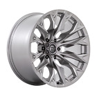 20x10 Fuel D806 Flame Platinum Wheel 6x5.5 (-18mm)