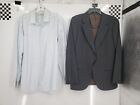 Burberry London Long Sleeve Shirt Button-Up Size 17-43 w/ Armani Blazer 40C