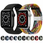 Nylon Strap Braided Buckle Watch Band For Apple Watch Series 9 8 76 5 4 3 2 SE 1