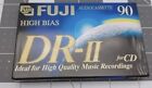Fuji DR-II 90 Minute High Bias Blank Audio Cassette Tape, New SEALED