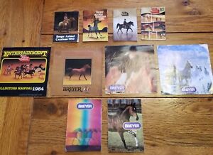Rare set of Breyer horse pamphlets - 1980-1989
