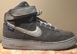 Nike Air Force 1 High Pendleton Men's 10.5Nike ID Grey  Wool High Top Shoes