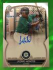 New Listing2023 Bowman Chrome 1st Rc Lazaro Montes On Card Rookie Auto #CPA-LM Mariners SP