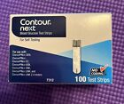Contour Next Blood Glucose Test Strips 100 Count 7312 NEW Sealed Box Exp 07/2024
